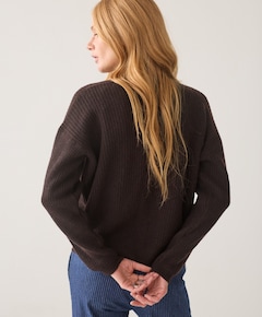 Dames vest bruin