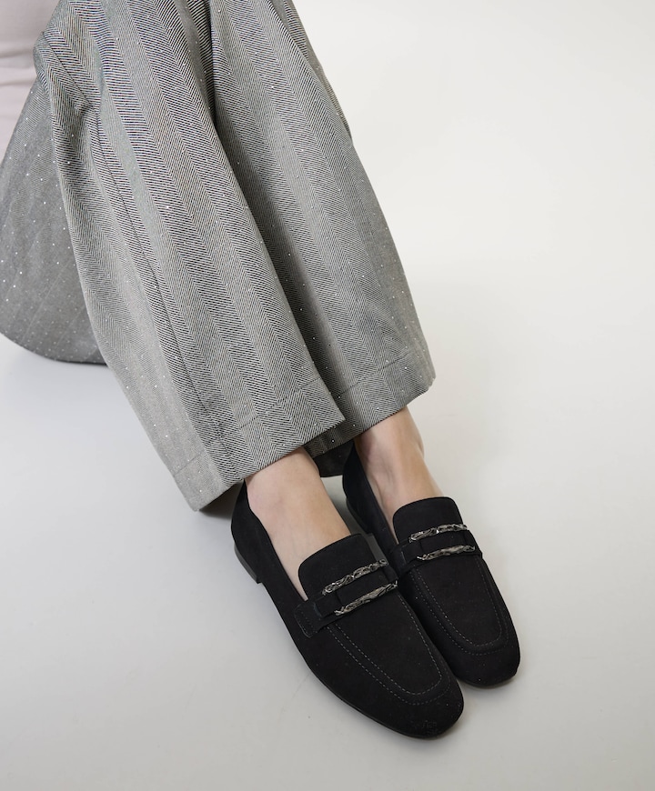 Costanza dames loafers zwart