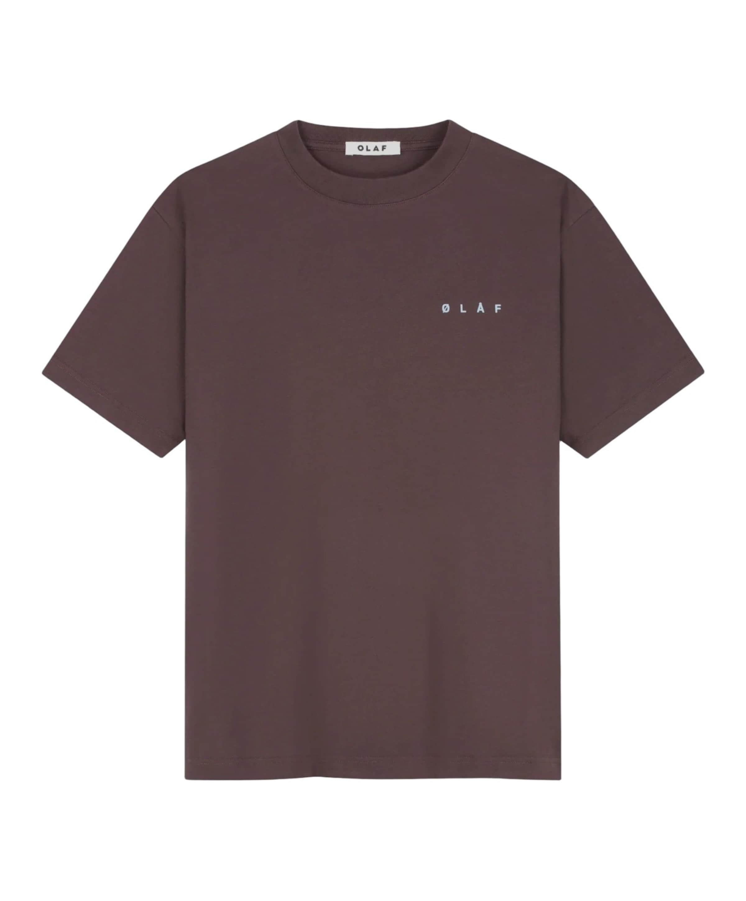 Heren T-shirt bruin