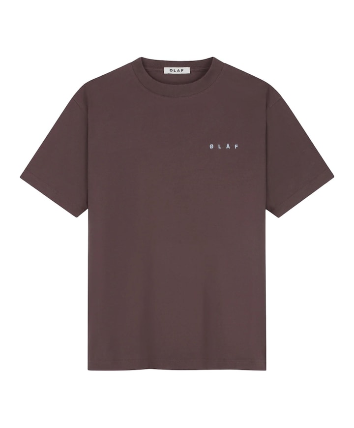 Heren T-shirt bruin