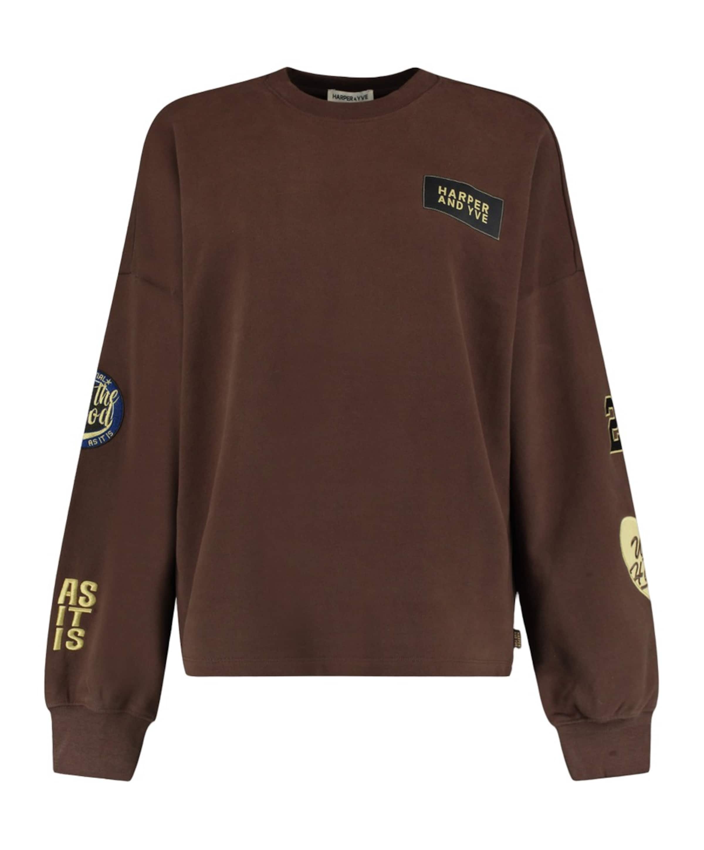 Dames sweater bruin
