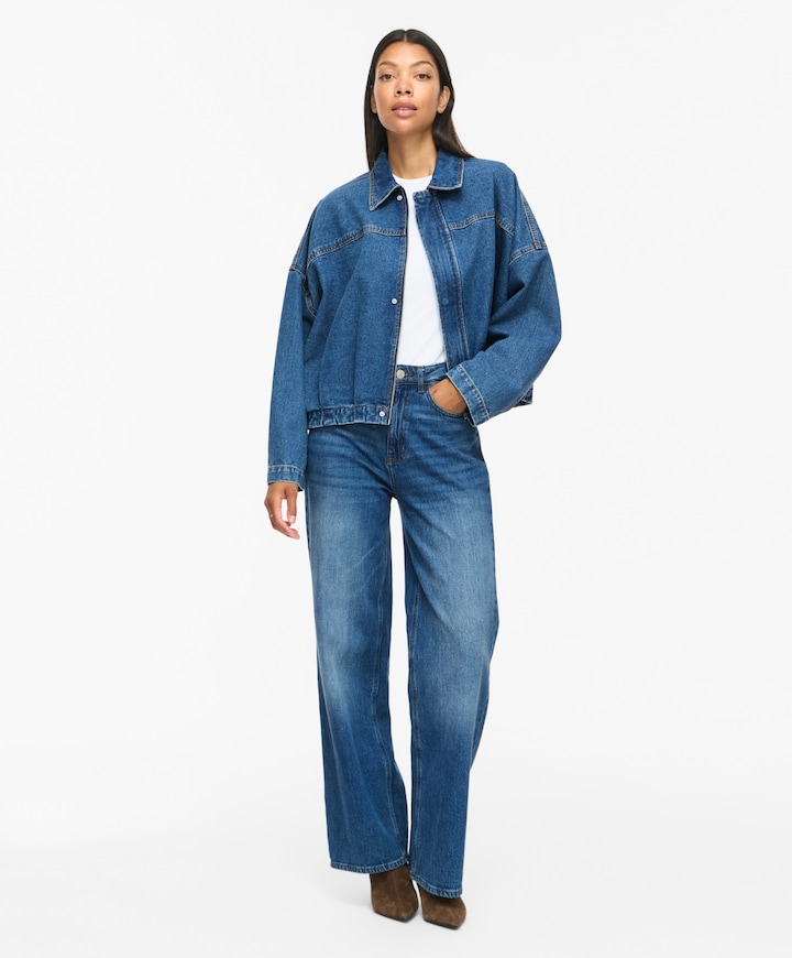Dames spijkerjas  blauw