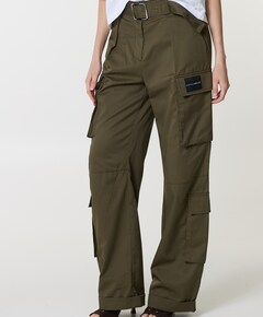 Rabi Cargo Pocket Tall dames broek groen
