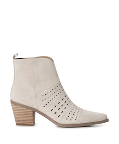 Adriana dames enkellaarzen beige