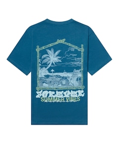 Heren T-shirt blauw