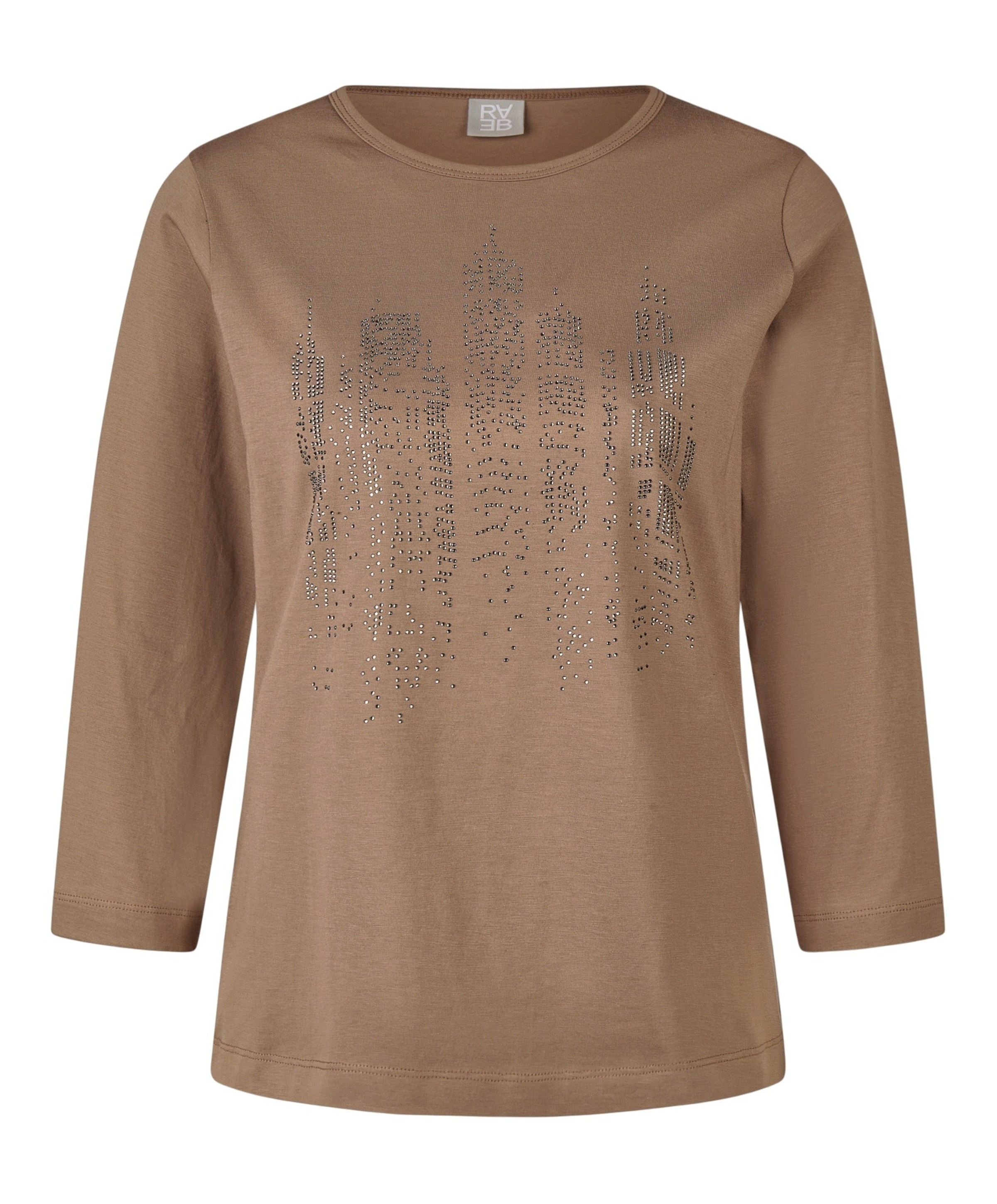 Dames longsleeve bruin