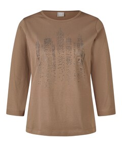 Dames longsleeve bruin