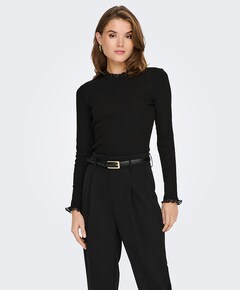 Dames longsleeve zwart