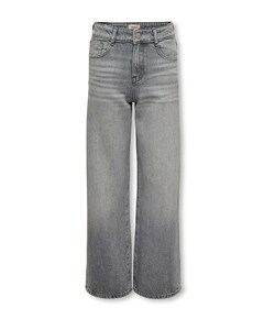 KOGCOBAIN REG WIDE RHINESTONE DNM meisjes jeans grijs