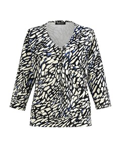 Dames longsleeve blauw