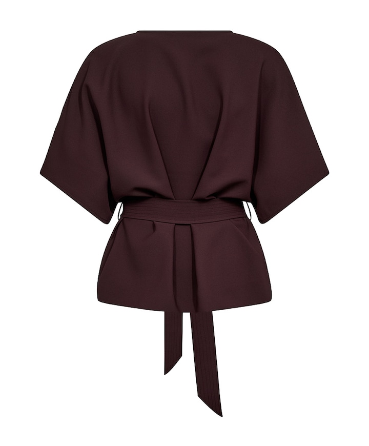 Dames blouse bordeaux