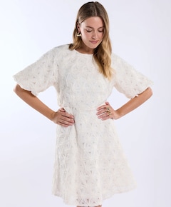 Dames jurk ecru