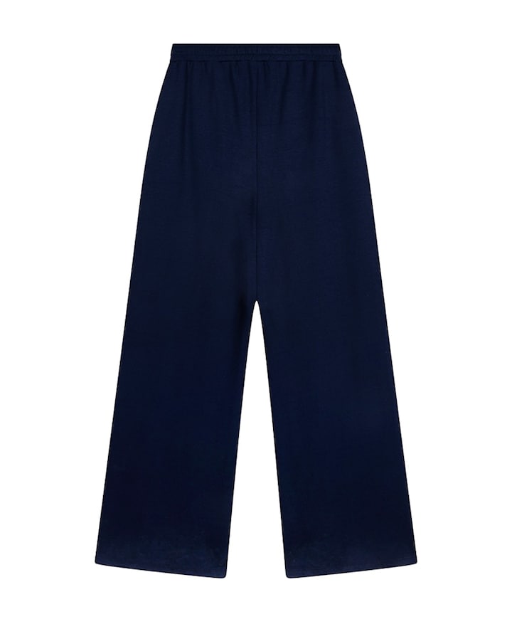 WIDE LEG SCUBA broek blauw