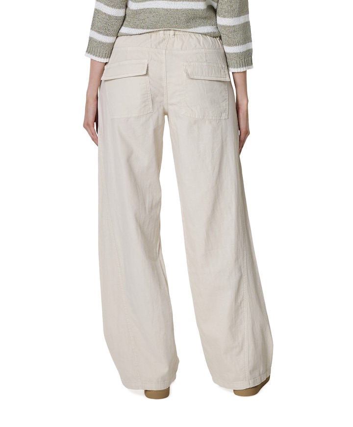 Claudette Cotton Linen L33 dames broek beige