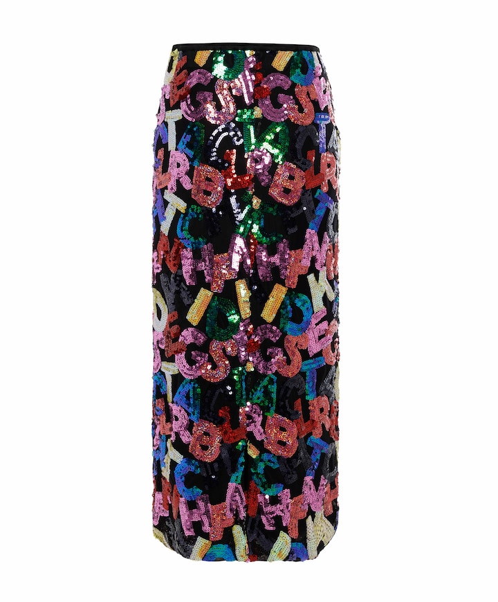 Dames rok multicolor