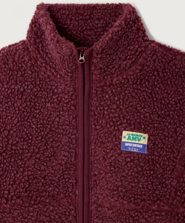 Uniseks jas bordeaux