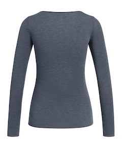 Dames longsleeve blauw