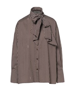 Dames blouse bruin