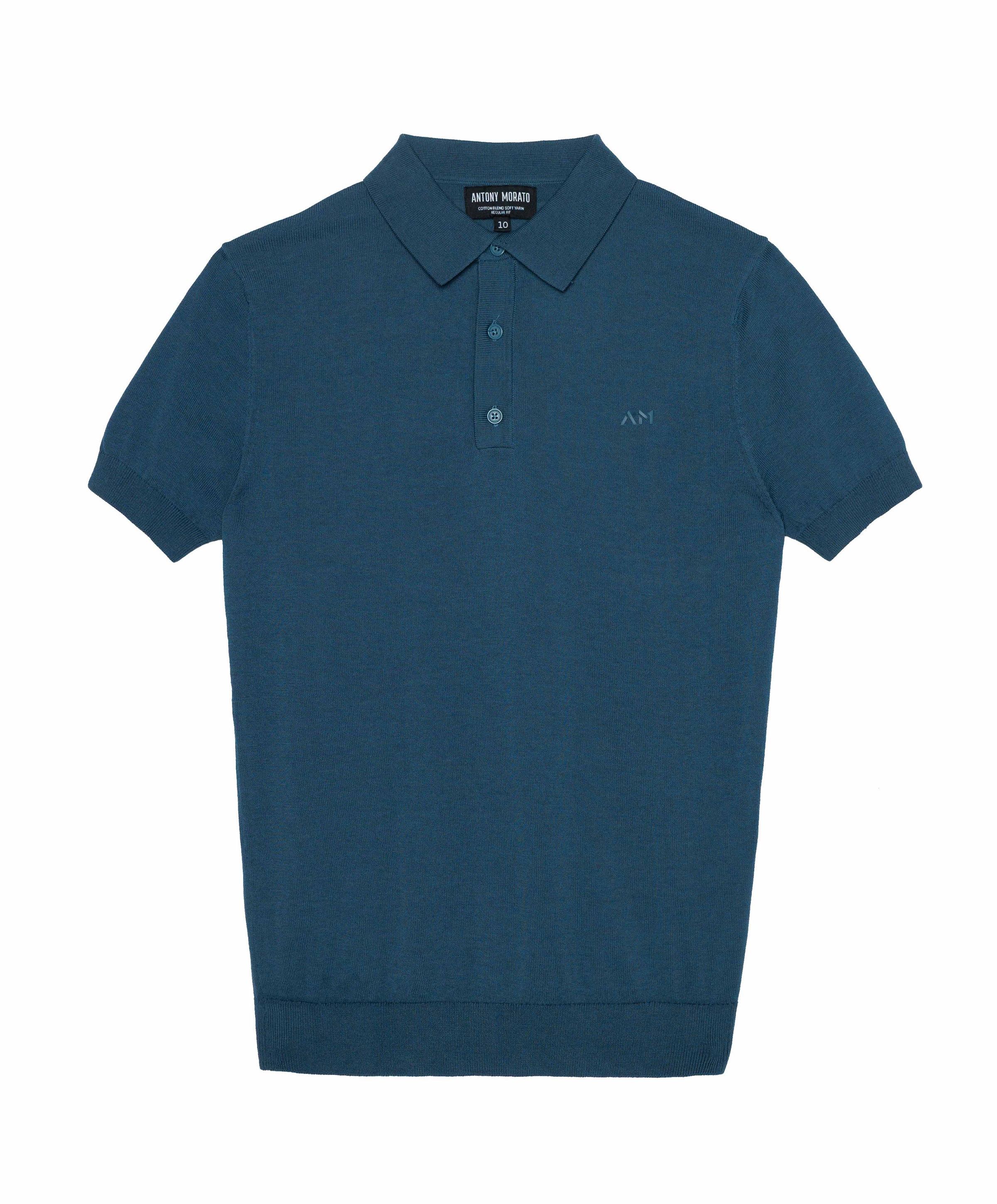 Jongens polo blauw