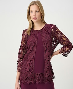 Dames vest bordeaux