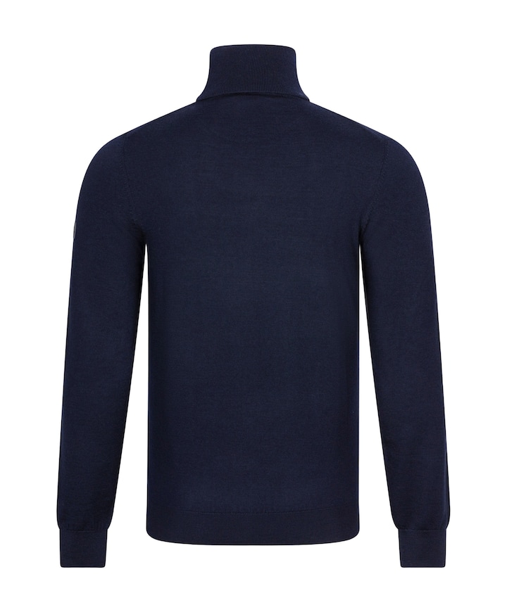 Heren coltrui blauw