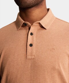 Heren polo oranje