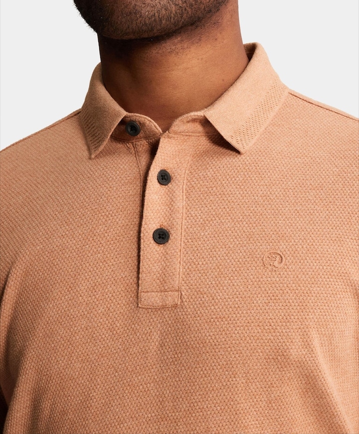 Heren polo oranje