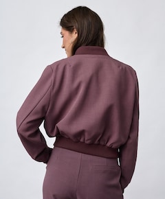 Dames jas bordeaux