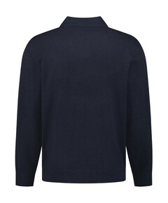 Heren polo blauw