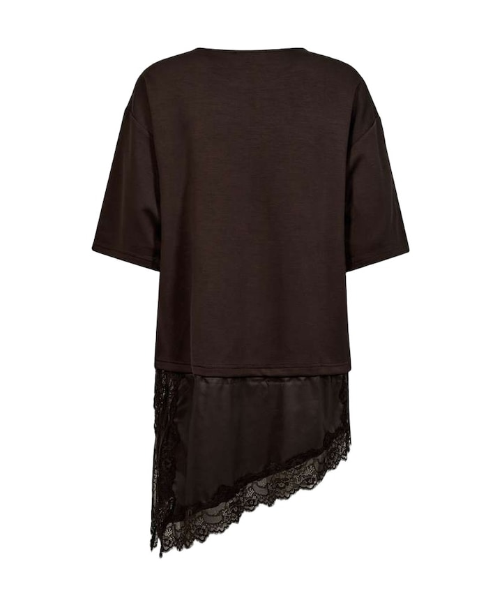 Dames T-shirt bruin