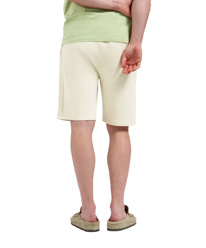 Short Jersey heren korte broek beige