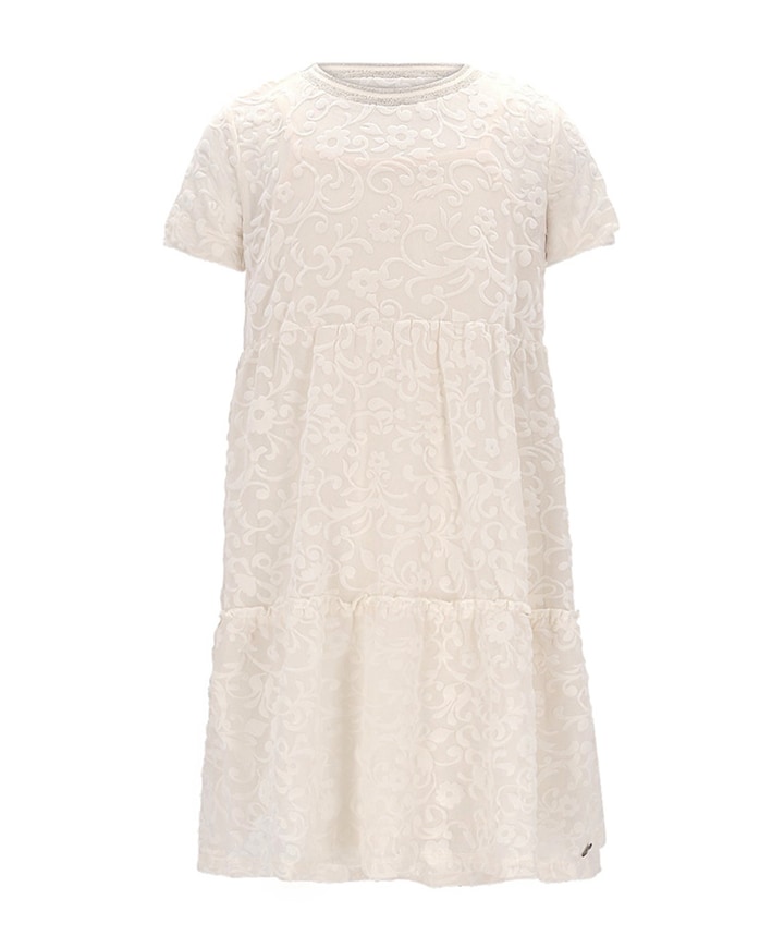 Meisjes jurk ecru