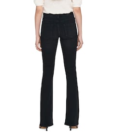 ONLBLUSH MID FLARED DNM zwart