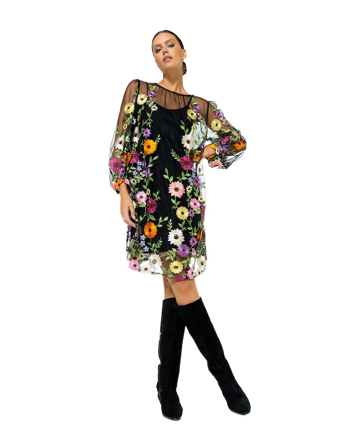 Dames jurk multicolor