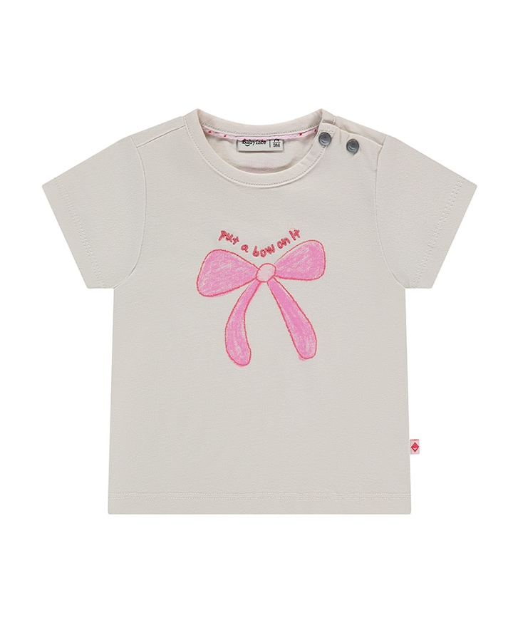 Meisjes T-shirt beige