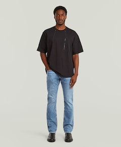 Mosa Straight heren jeans blauw