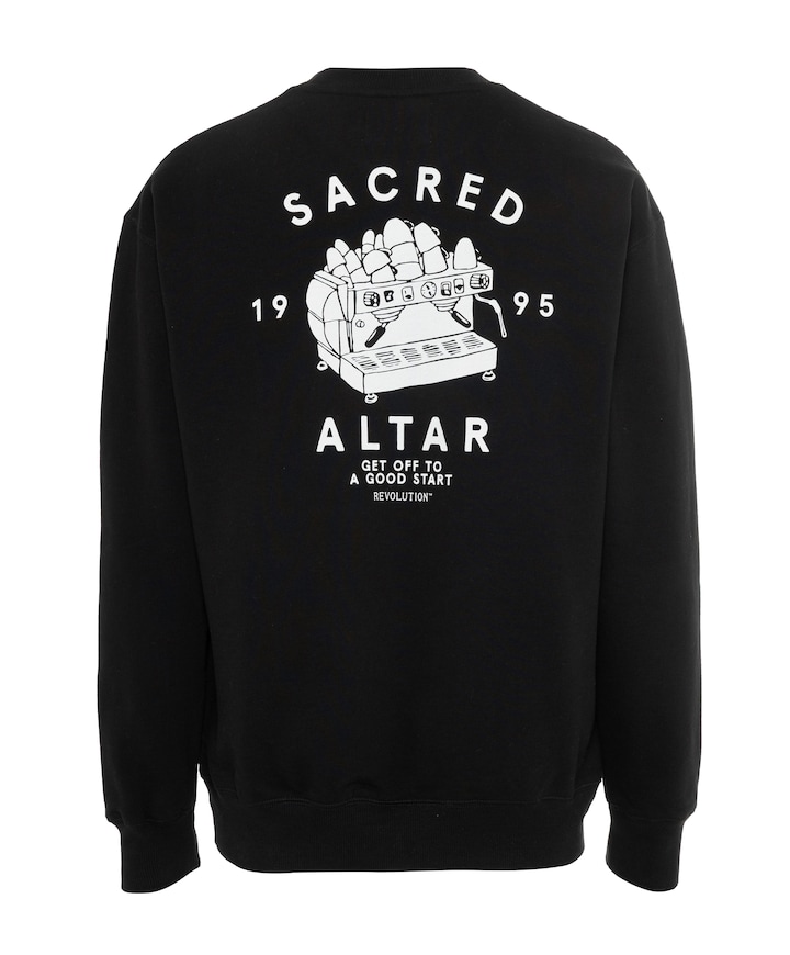 Heren sweater zwart