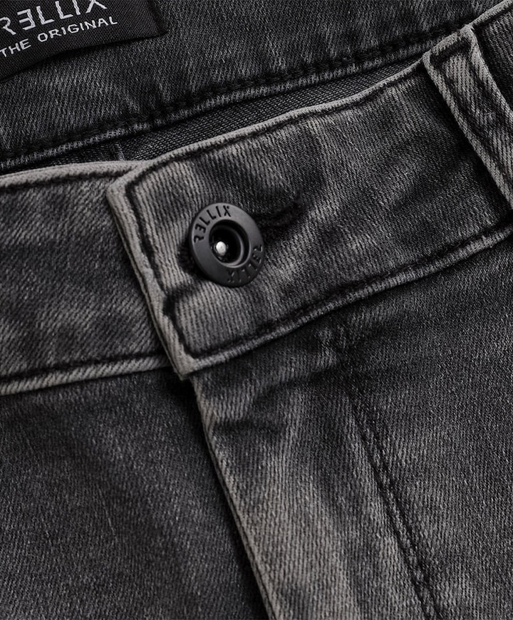 2618 Straight Wide Fit jeans zwart