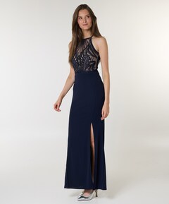 Dames jurk blauw