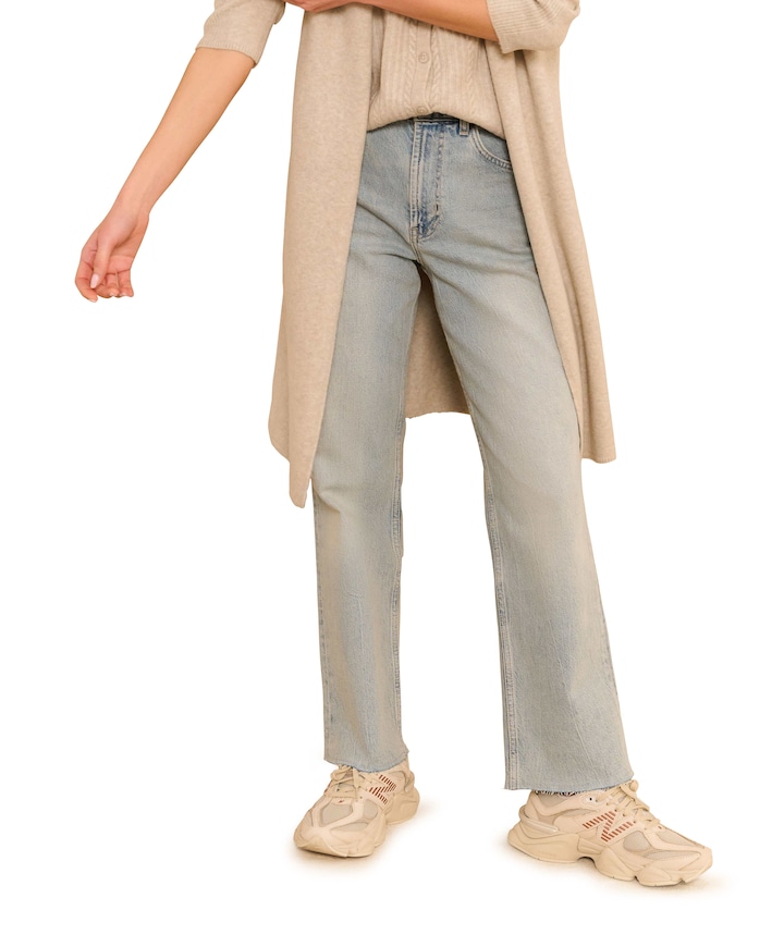 Straight fit - L32 broek blauw