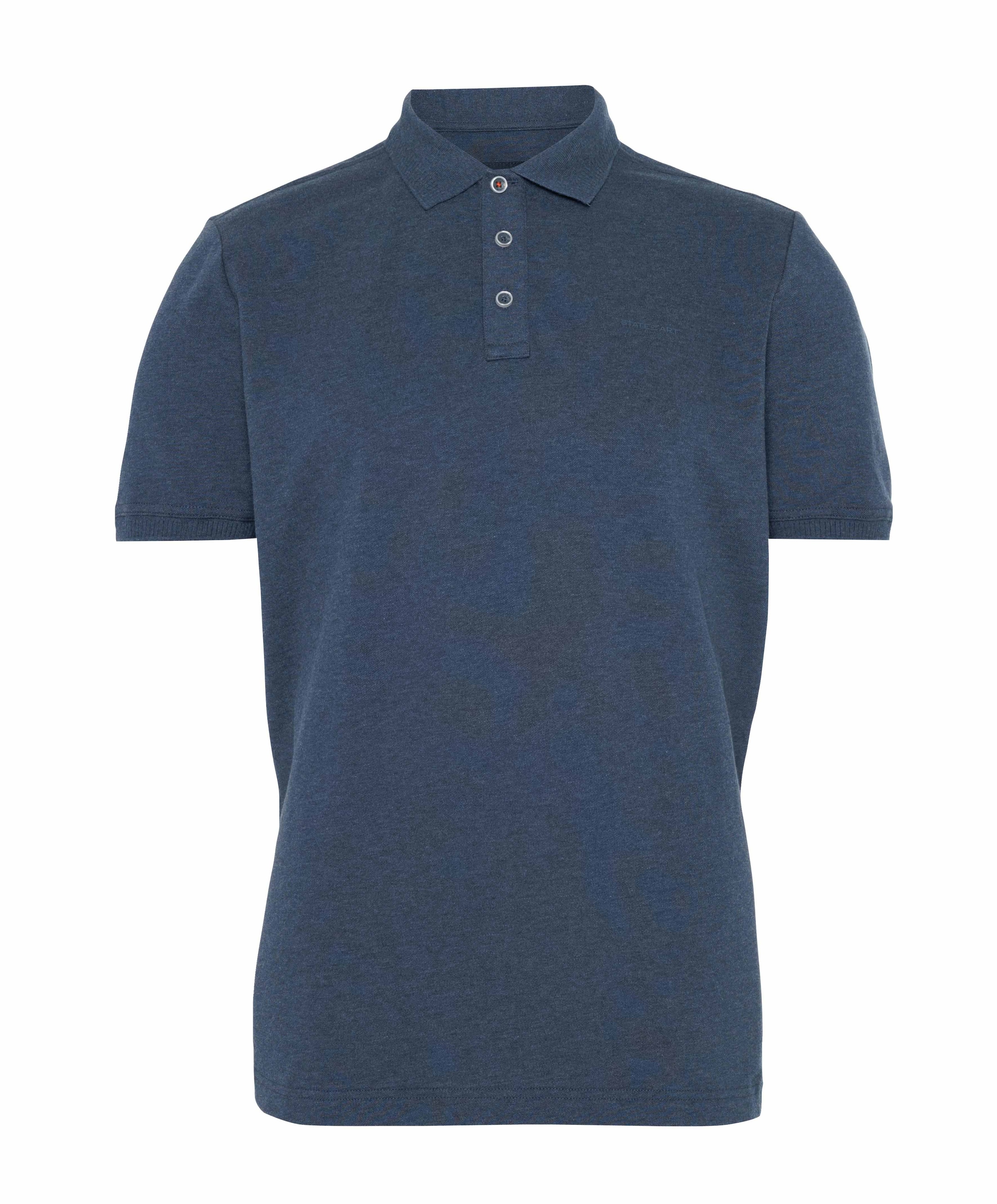 Heren polo blauw