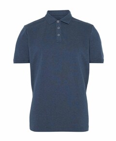 Heren polo blauw