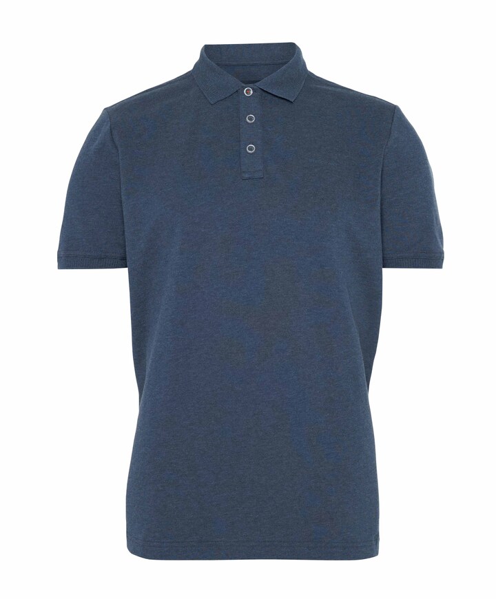 Heren polo blauw