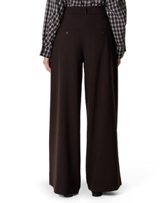 KARENFV 285 DARK BROWN MELANGE dames broek bruin