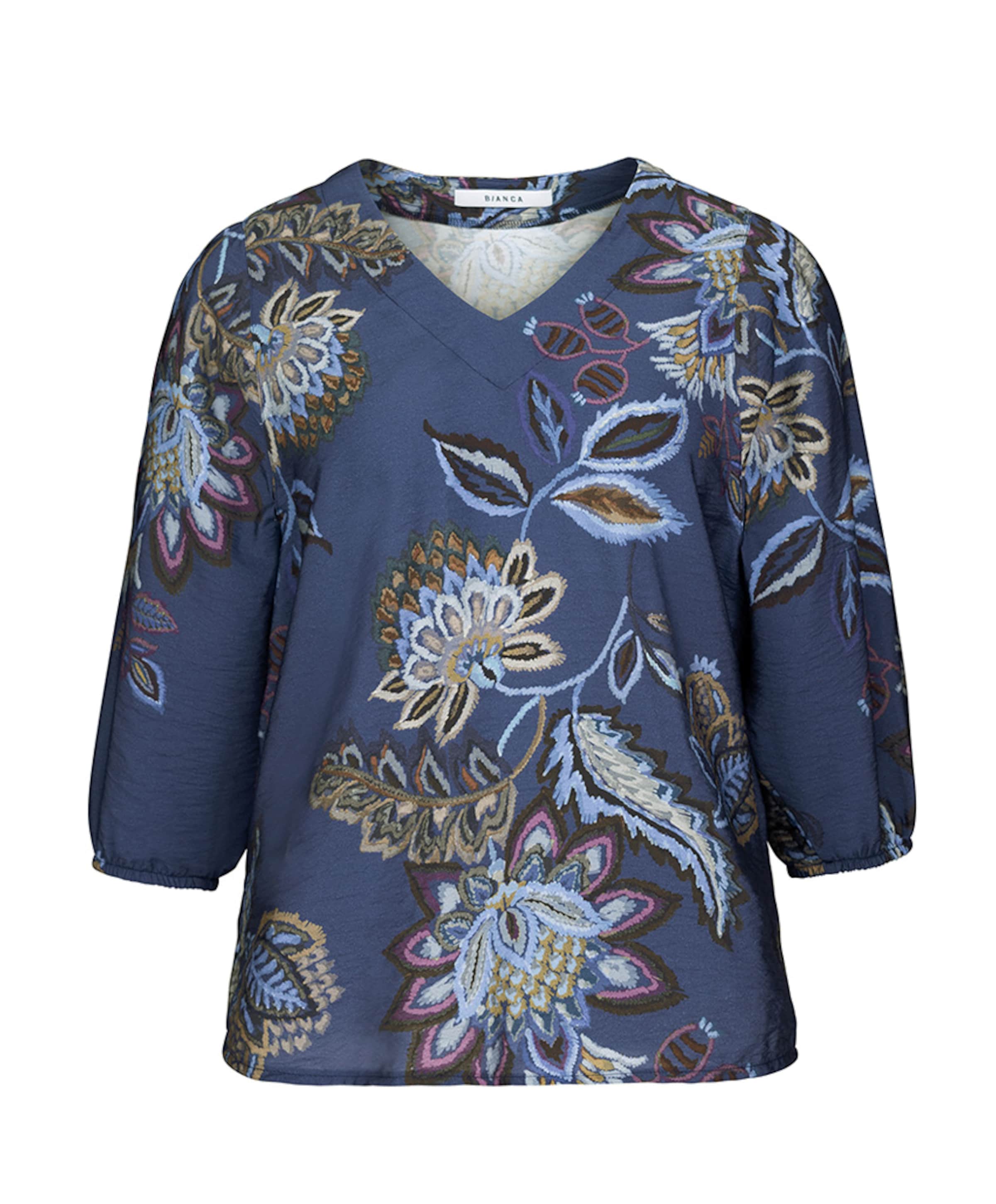 Dames blouse blauw