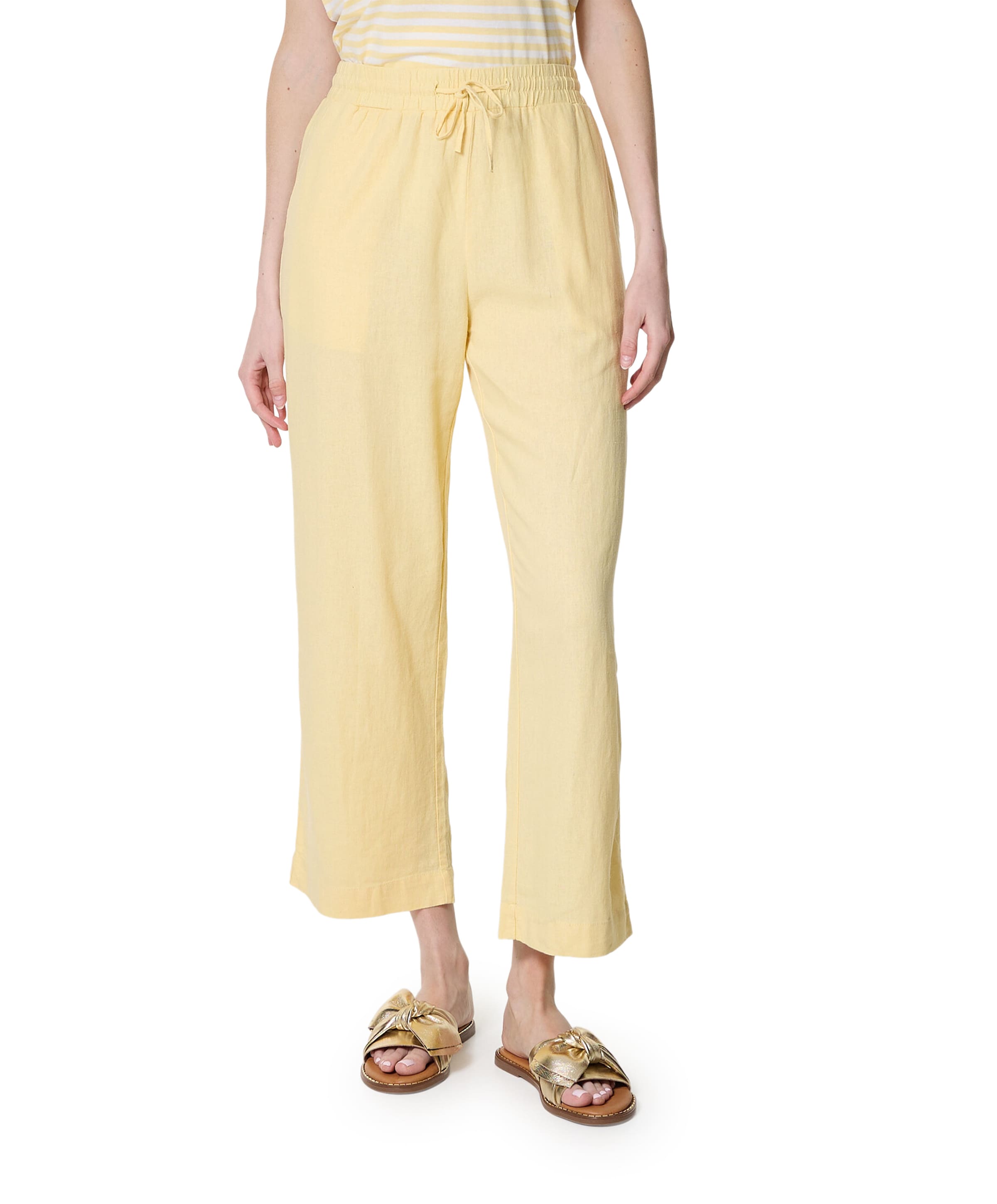 FQLava-ankle-pa dames broek geel