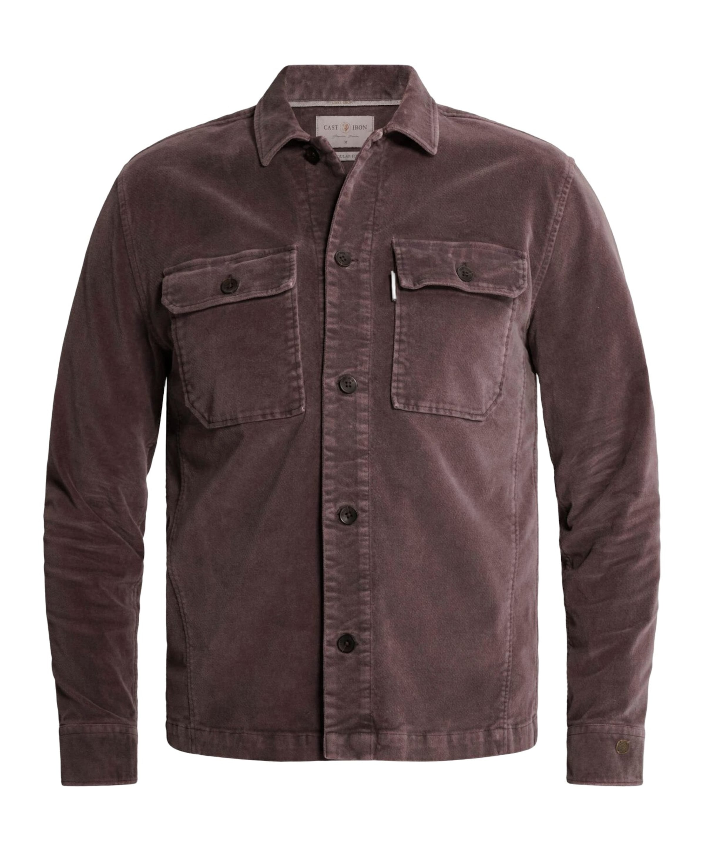 Heren overshirt paars