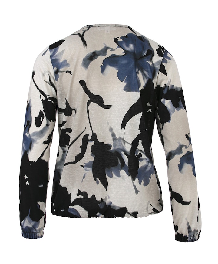 Dames longsleeve blauw