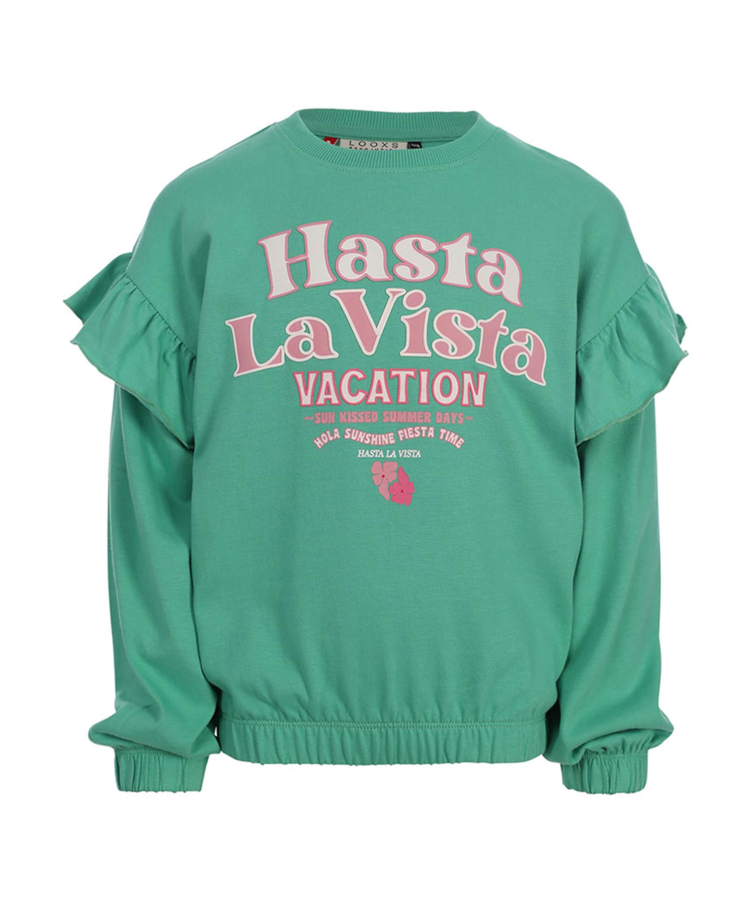 Meisjes sweater groen