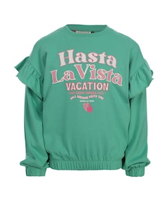 Meisjes sweater groen